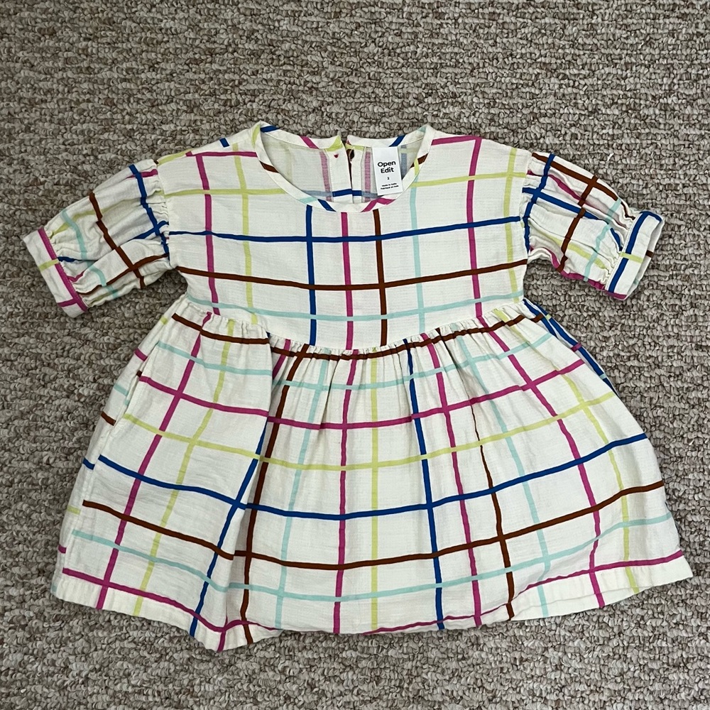 Open Edit, Nordstrom 2T Spring Summer mixed colored dress
